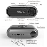 DormNest Wireless Charging Alarm Clock Speaker