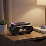 DormNest Wireless Charging Alarm Clock Speaker